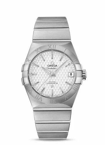 Omega Constellation Co-Axial 38 Stainless Steel / Silver Lozenge 123.10.38.21.02.003 (12310382102003)